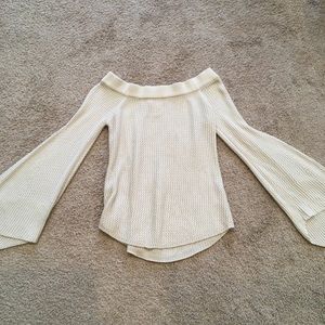 Women’s off the shoulder sweater